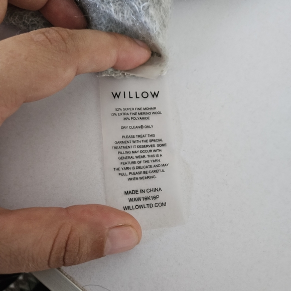 Willow | Luxury Grey Wool Jumper / Turtle Neck / Sweater - | Size Medium - Picture 4 of 6